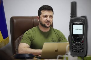 Kokį telefoną naudoja Volodymyras Zelenskis?