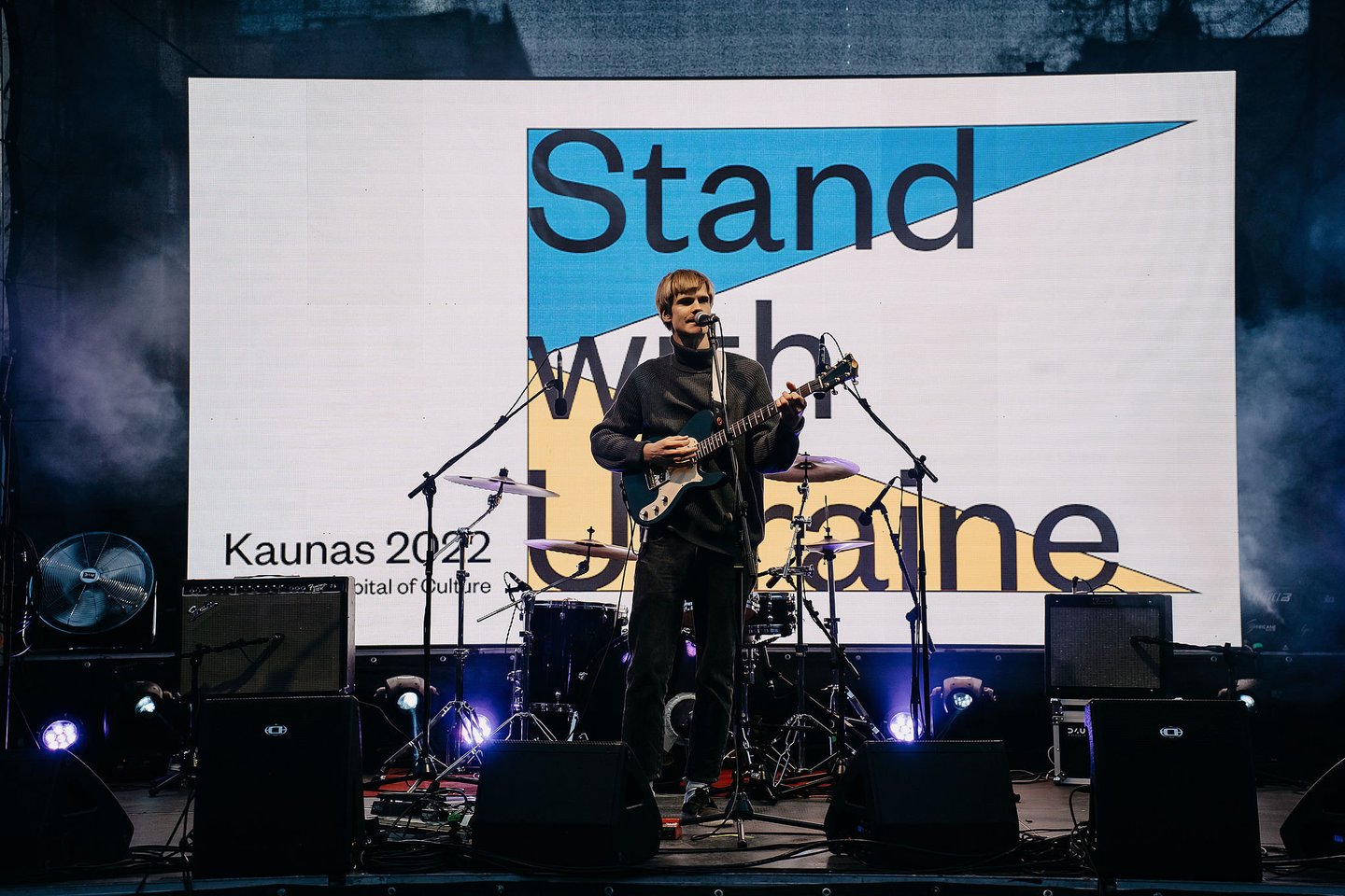 Vakar istoriniuoseKauno centrinio pašto rūmuose visuomenei atverta ir pristatyta kūrybinė-kultūrinė erdvė „CulturEUkraine”.<br> „Kaunas 2022“ nuotr.