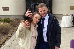 Vestuvės: Lietuvos treko dviratininkai M. Marozaitė ir V. Lendelis tapo šeima