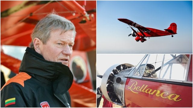 R. Paksas ruošiasi legendiniam skrydžiui „Bellanca“ lėktuvu: sieks atkartoti S. Dariaus ir S. Girėno kelionę