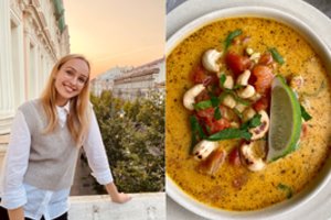 Kario sriuba su kalakutiena ir avinžirniais pagal Evelinos receptą