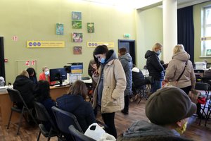 Lietuvoje registravosi beveik 25 tūkst. karo pabėgėlių iš Ukrainos