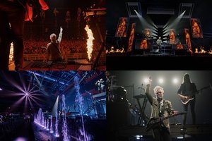 Klaipėdoje – įspūdingas Andriaus Mamontovo koncertas: arena virto milžinišku spalvų ir vandens pasauliu