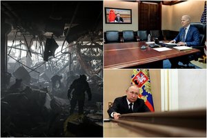 Rusijos sukeltame kare Ukrainoje – ir svarbus Kinijos klausimas: įspėjo dėl pavojingo žingsnio