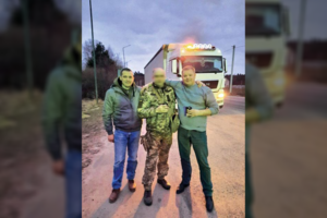 Paramą į Ukrainą gabenęs Suvalkijos ūkininkas baimės nejuto