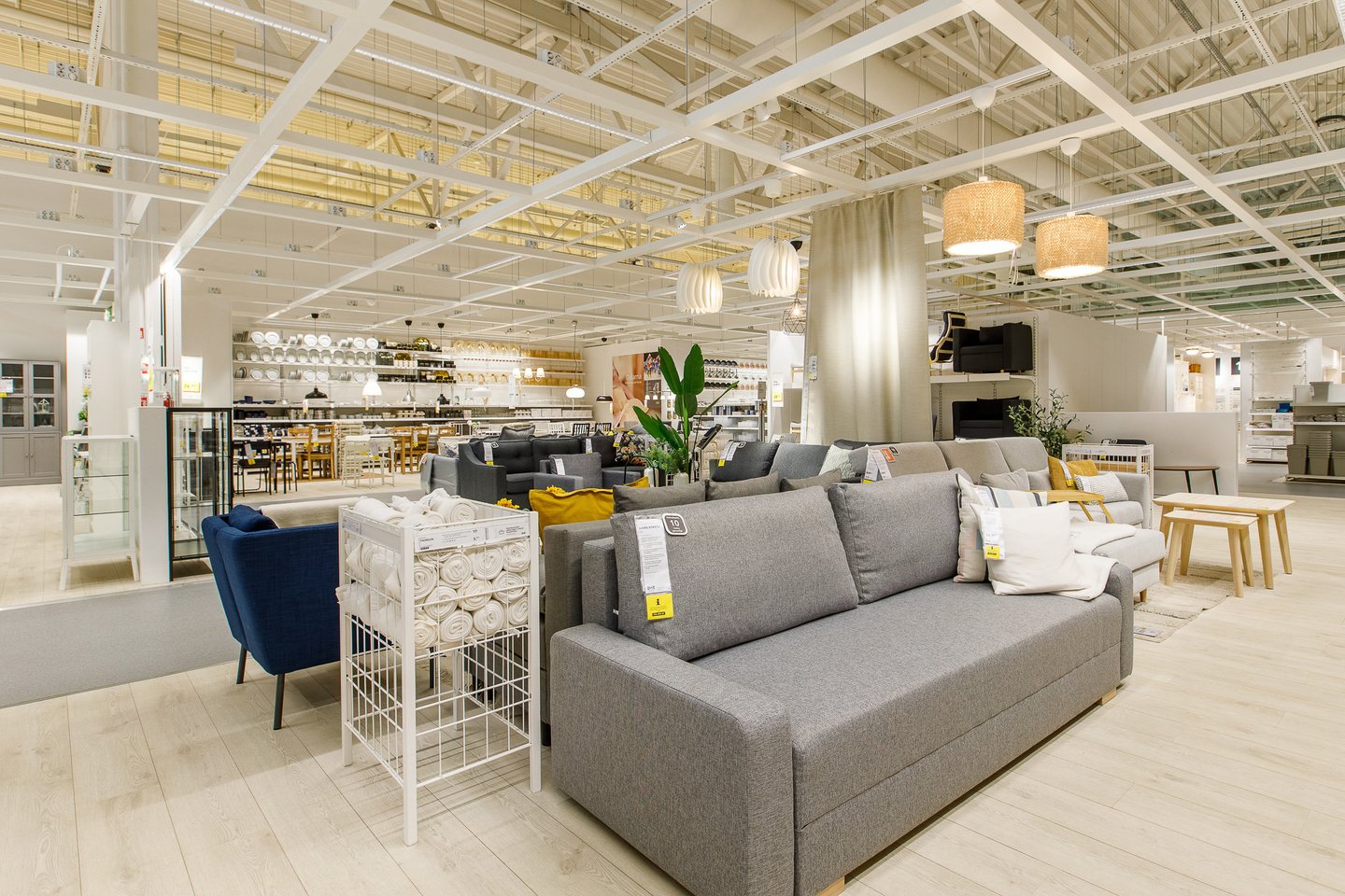 Prekybos centre „River Mall“ Kaune įsikūrusioje IKEA prekių užsakymo ir atsiėmimo vietoje sausį prasidėję plėtros darbai jau baigti.