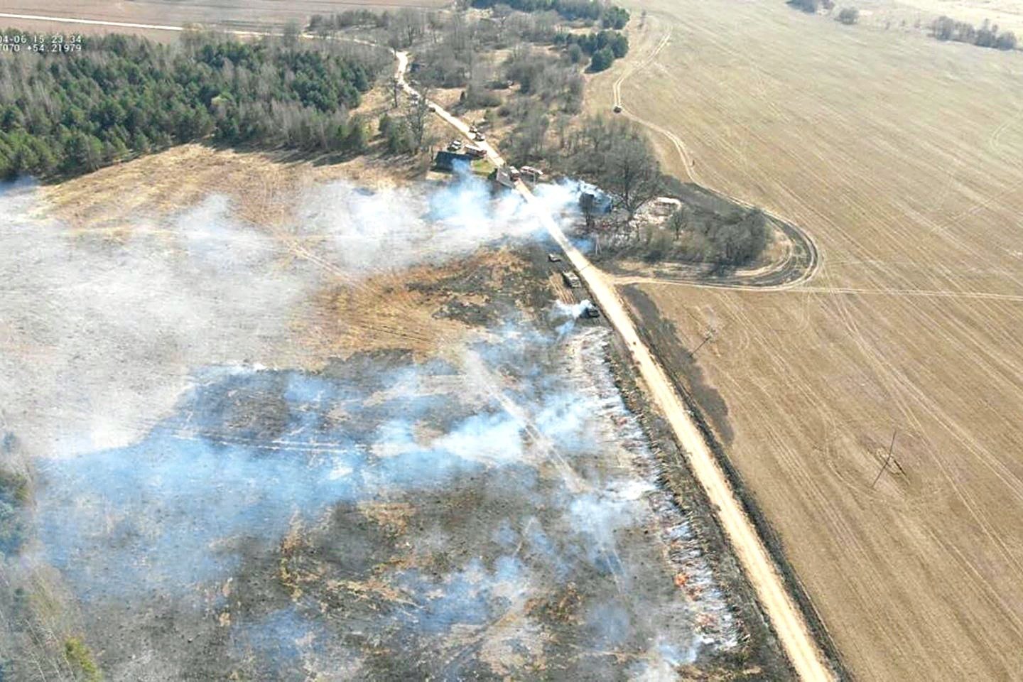 Pastarąją parą Lietuvos gamtoje kilo 57 gaisrai.<br>Š.Vaitkaus asociatyvi nuotr.