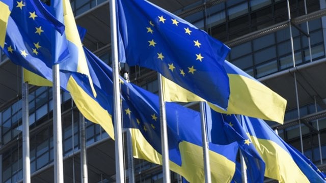 Profesorius: kol kas ES padarė minimumą, kad Ukraina būtų paskelbta nare
