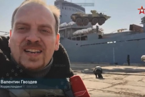 Už karinio laivo vietos atskleidimą Ukraina rusų propagandistui skiria „apdovanojimą“