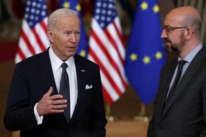 J. Bideno viršūnių susitikimuose Briuselyje – daug vienybės, mažai griežtų veiksmų