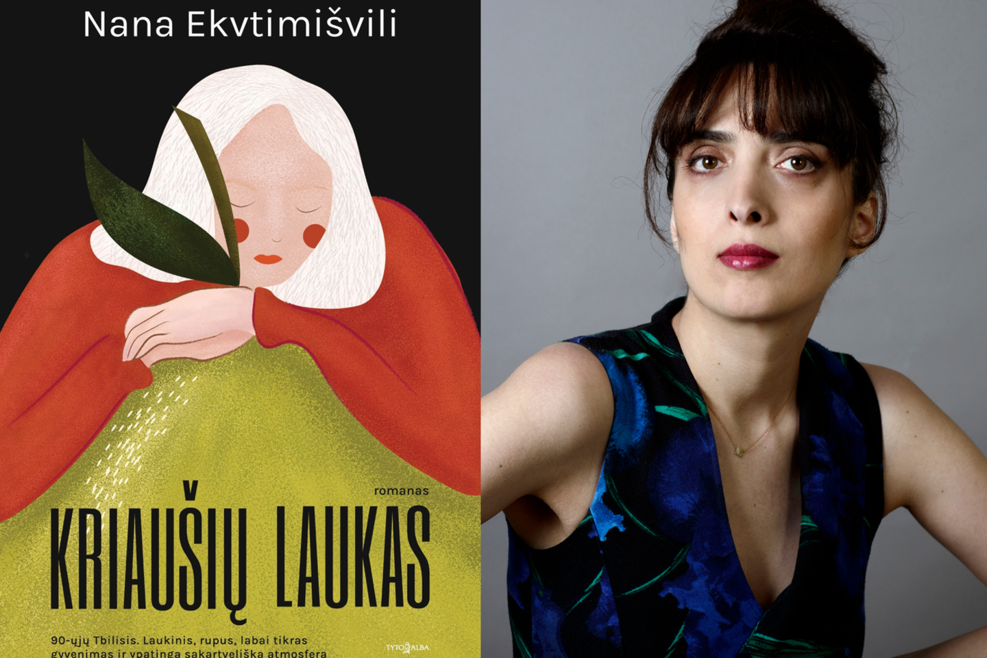 N.Ekvtimišvili romanas „Kriaušių laukas“ buvo įtrauktas į ilgąjį tarptautinės „Man Booker“ premijos sąrašą ir jau išverstas į 14 kalbų.<br> N.Sopromadzės nuotr.