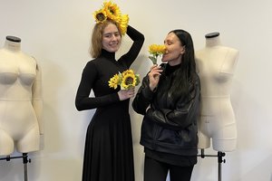 Karo išgintos iš namų jaunos ukrainietės rengiasi debiutui Klaipėdos scenoje