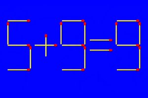 Iššūkis smegenims: perkelkite tik 1 degtuką, kad lygybė būtų teisinga