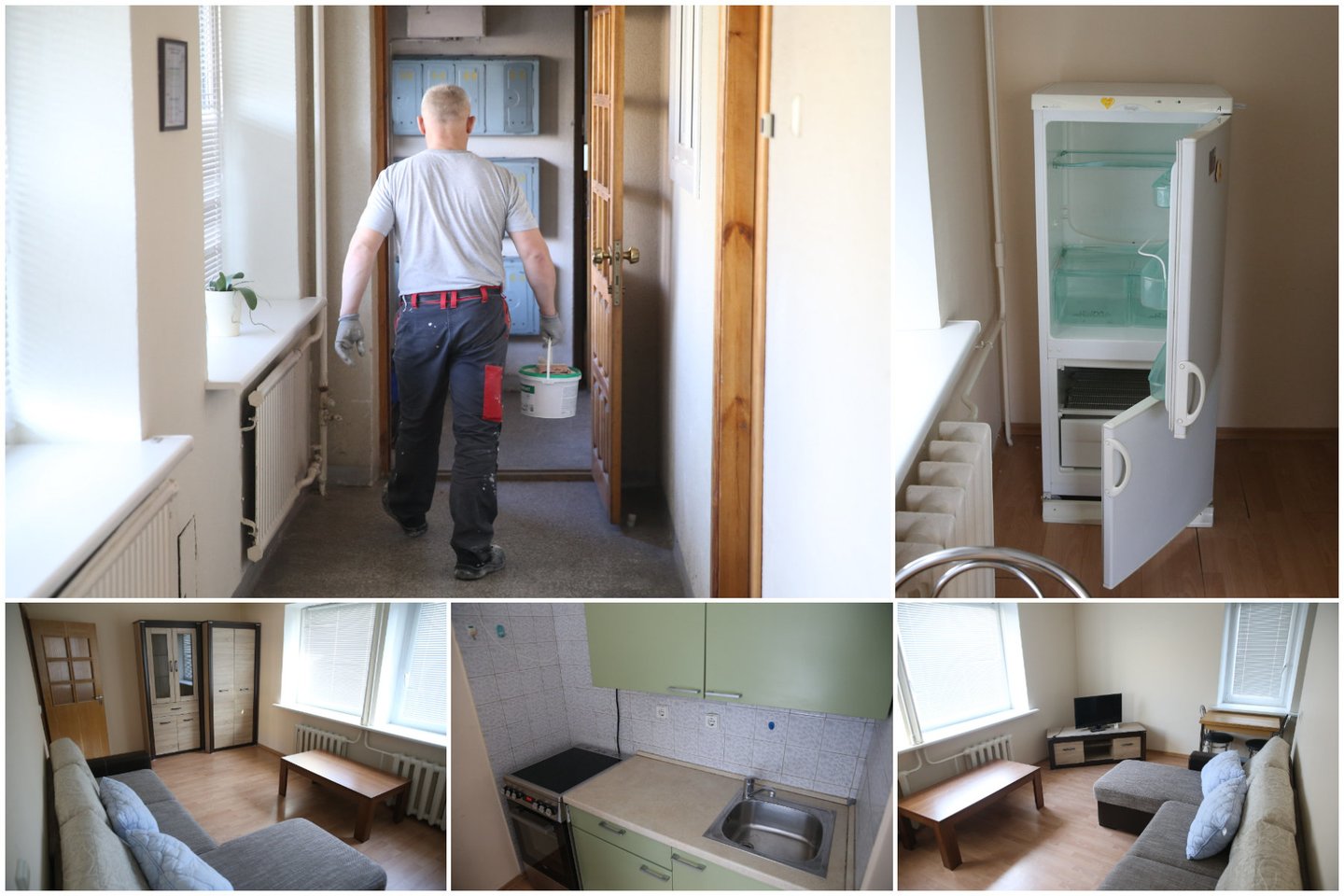 Seimo viešbutyje ruošiami laisvi butai pabėgėliams iš Ukrainos.<br>Lrytas.lt koliažas