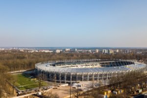 Pabaigtuvių nuotaikos: Dariaus ir Girėno stadione jau atlikta apie 85 proc. darbų