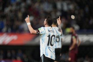 Argentinos pergalę pasaldino priešininkus nokautaves L. Messi įvartis
