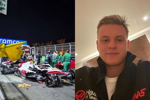Po kraupios avarijos – M. Schumacherio sūnaus žinutė pasauliui