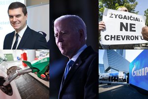 Dėl benzino kainų zyziantiems amerikiečiams Ž. Šilėnas primena, kiek jis kainuoja Europoje