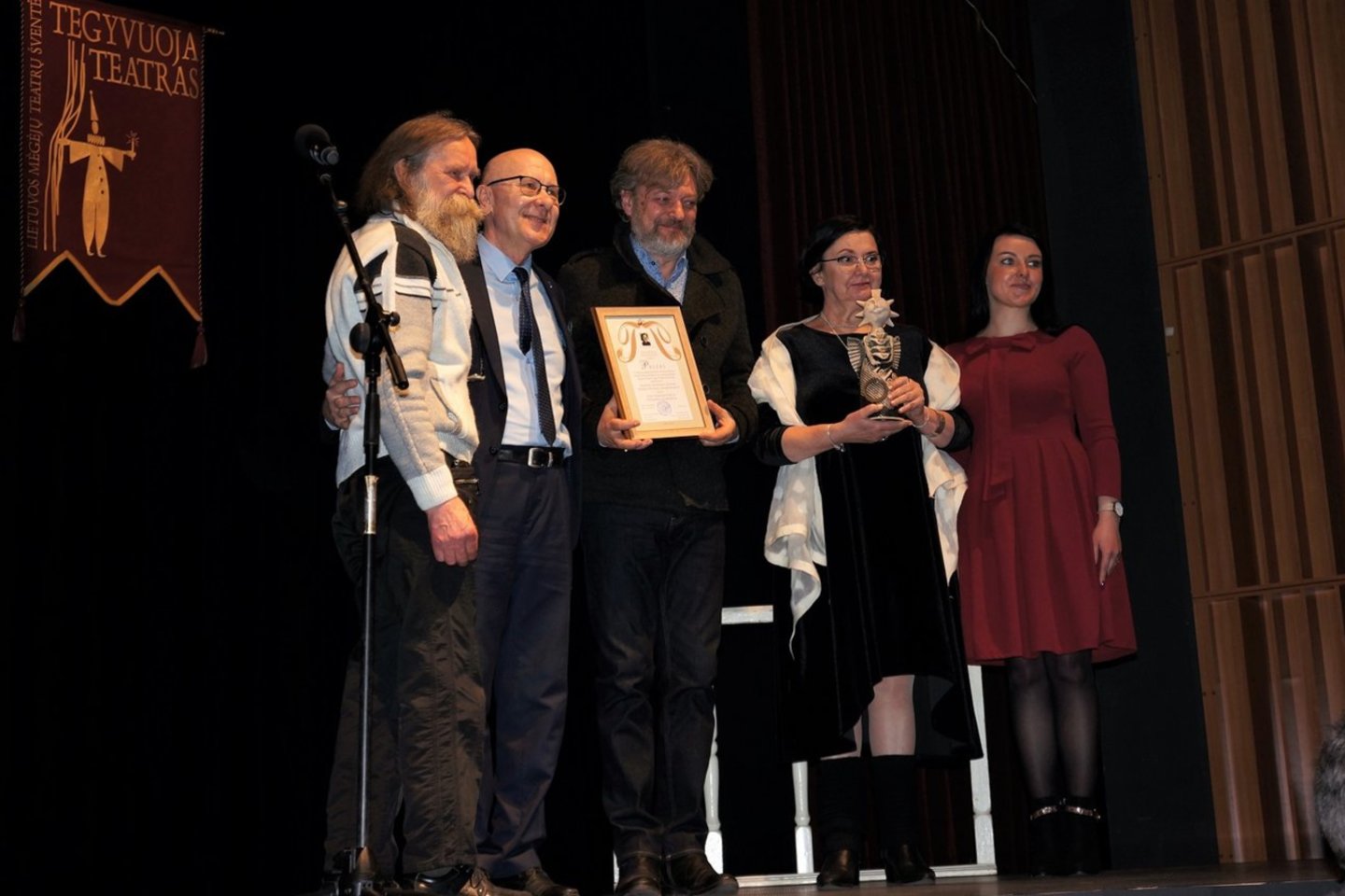 K.Kymantaitės prizas įteiktas Vilniaus kultūros centro teatro studijai „Elementorius“.