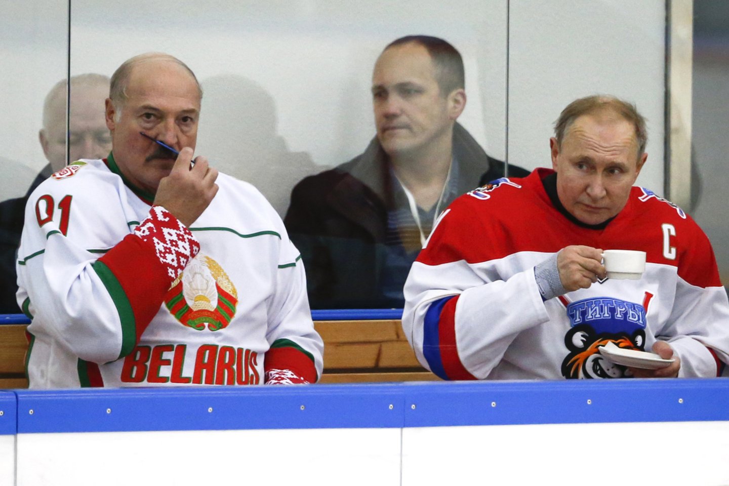 ​V. Putinas ir A. Lukašenka.