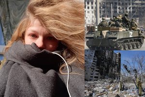 Prabilo šalia rusų štabo slėpusis Ukrainos aktorė: „Laukėme, kol mus visus nužudys“