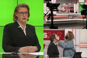 LNK žinių studija tapo „Netflix“ serialo „Jaunasis Volanderis“ filmavimo aikštele