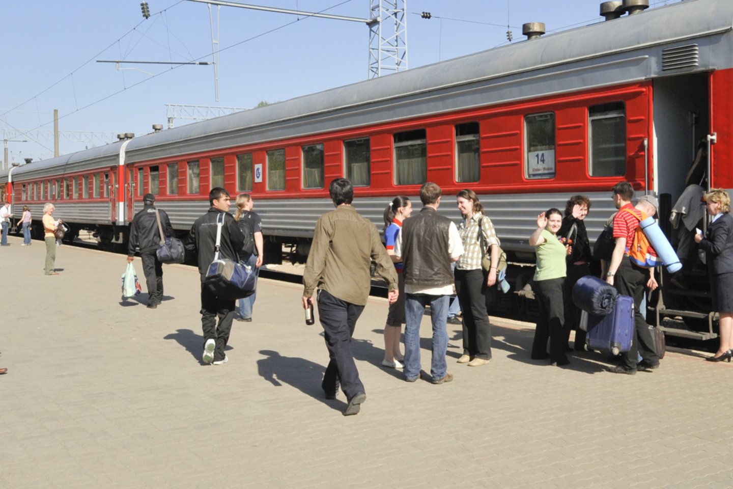  Stiprins Kaliningrado traukinių tranzito saugumą: visą ruožą dengtų kameros, traukinius lydės sraigtasparnis.<br>V.Ščiavinsko nuotr.