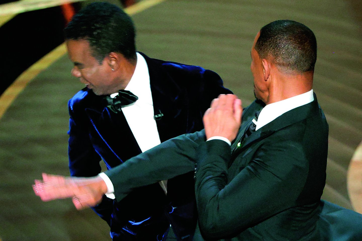 Visi „Oskarų“ ceremonijos stebėtojai matė, kaip W.Smithas trenkė antausį Ch.Rockui už nekorektišką pokštą.