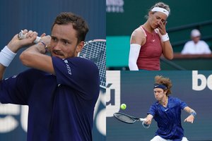 Kalbos virto darbais: prieš Vimbldoną rusai ir baltarusiai turės raštu įtikinti, jog nepalaiko V. Putino