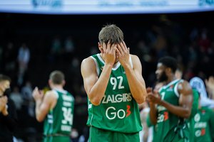 Paskutinė sezono išvyka virto pragaru: lietuviškoji „Baskonia“ į „Žalgirį“ nusivalė kojas
