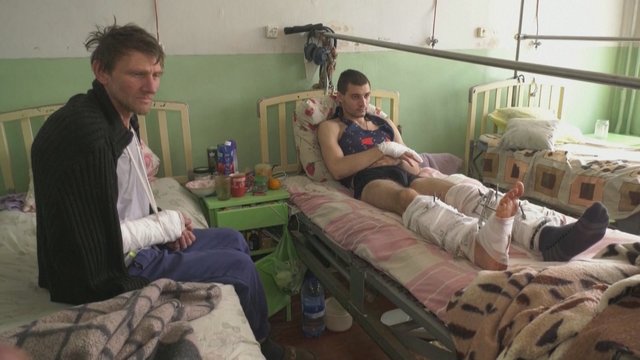 Į Charkivo srities ligoninę plūsta skeveldrų sužeisti ukrainiečiai: „Netekau kelių pirštų“