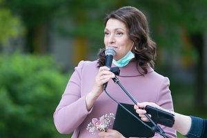Diana Nausėdienė Ukrainos studentams: šiuo metu viso pasaulio mintys nukreiptos į Ukrainą