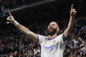 Du 11 metrų baudinius iš trijų realizavęs K. Benzema lėmė dar vieną „Real“ pergalę