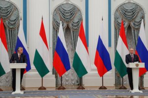 V. Orbanas, Vengrijos lyderis, kuris negali atsisveikinti su V. Putinu