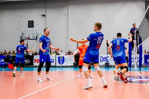 Galingą revanšą pasiekę „Amber-Arlangos“ tinklininkai po auksinio seto apgynė Lietuvos čempionų titulą