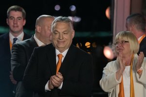 V. Putiną remiantis Vengrijos premjeras V. Orbanas paskelbė tvirtai laimėjęs ketvirtus rinkimus