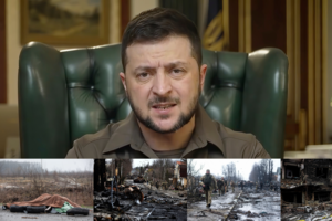 Stipri ir emociškai sunki V. Zelenskio kalba: stingdantys klausimai – Rusijos karių mamoms