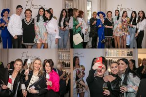 Išsipusčiusios panevėžietės atvyko į grožio salono atidarymą