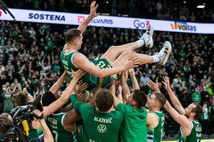 Eurolygos sezono uždaryme – emocijų puokštė: Kaunas nusilenkė „Žalgiriui“ ir paskutinį šokį sušokusiam kapitonui