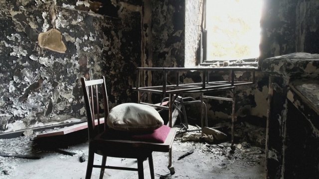 Pasidalijo vaizdais iš sugriauto Mariupolio teatro: kadaise prabangi vieta virto griuvėsiais