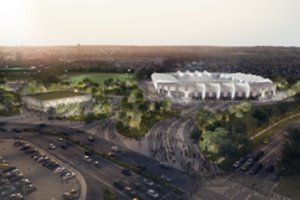 Paviešinti atnaujinti nacionalinio stadiono vaizdai: šiuos pasiūlymus vertins vilniečiai