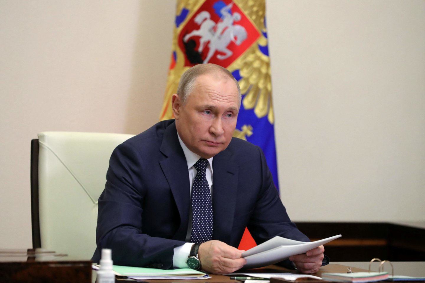  Vladimiras Putinas.<br> AP/Scanpix nuotr.