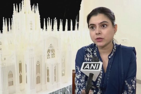 Indijos menininkė pristatė į Pasaulio rekordų knygą patekusį kūrinį: pagamino milžinišką Milano katedros tortą