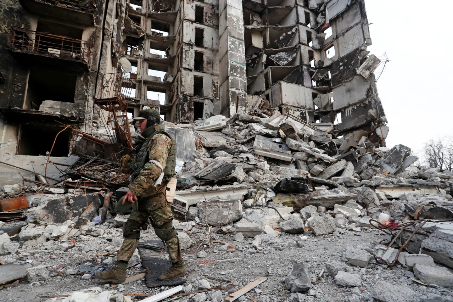 Karas Ukrainoje. Mariupolis.<br>Reuters/Scanpix nuotr.