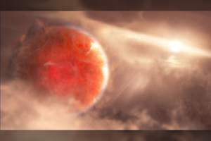 Užfiksuotas itin retas atvejis – dar vis „įsčiose“ tebesanti planeta