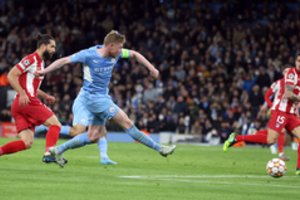 Čempionų lygos ketvirtfinalyje „Manchester City“ įrodė savo pranašumą prieš „Atletico“ vienu įvarčiu