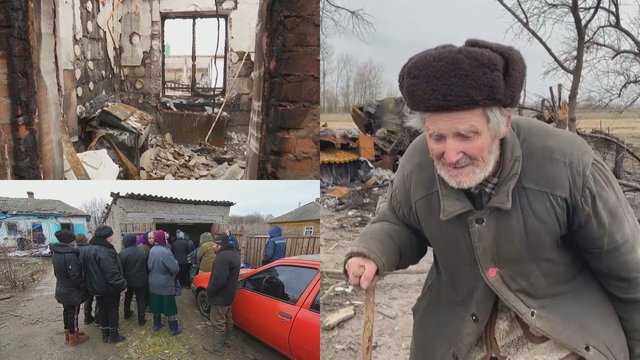 Černihivo srities gyventojai vos tramdo ašaras: namai virto griuvėsiais
