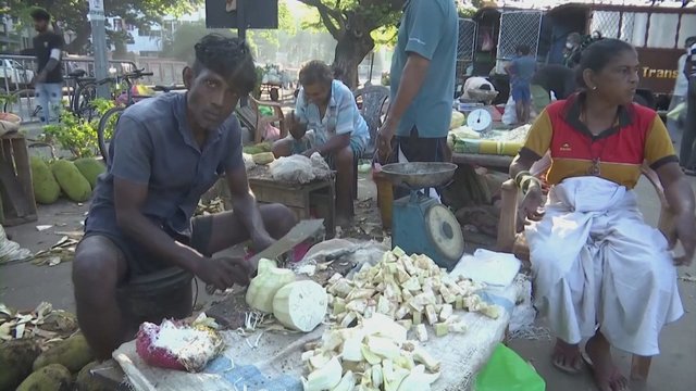 Tęsiantis ekonomikos krizei Šri Lankos gyventojai skundžiasi: pinigų trūksta net vaikų drabužiams