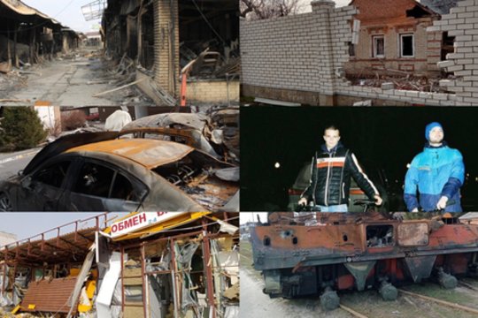 Vaizdai iš Charkovo, kuriuos užfiksavo „Lietuvos ryto“ žurnalistas.