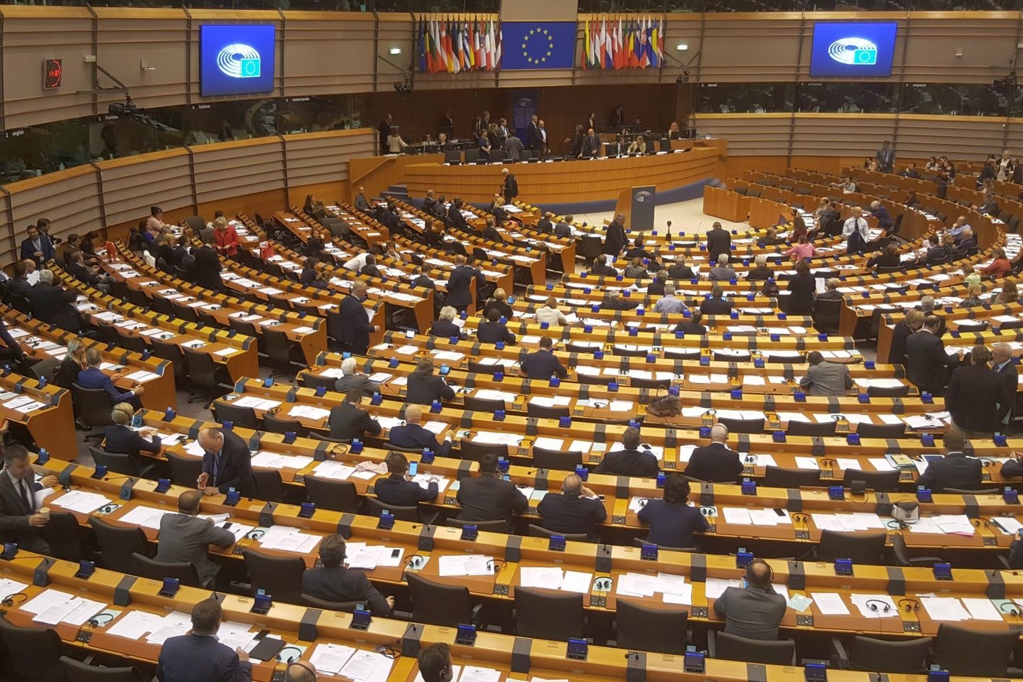 Europos Parlamentas simboliniu balsavimu pritarė energetikos išteklių importo iš Rusijos draudimui.<br>A.Rutkausko nuotr.